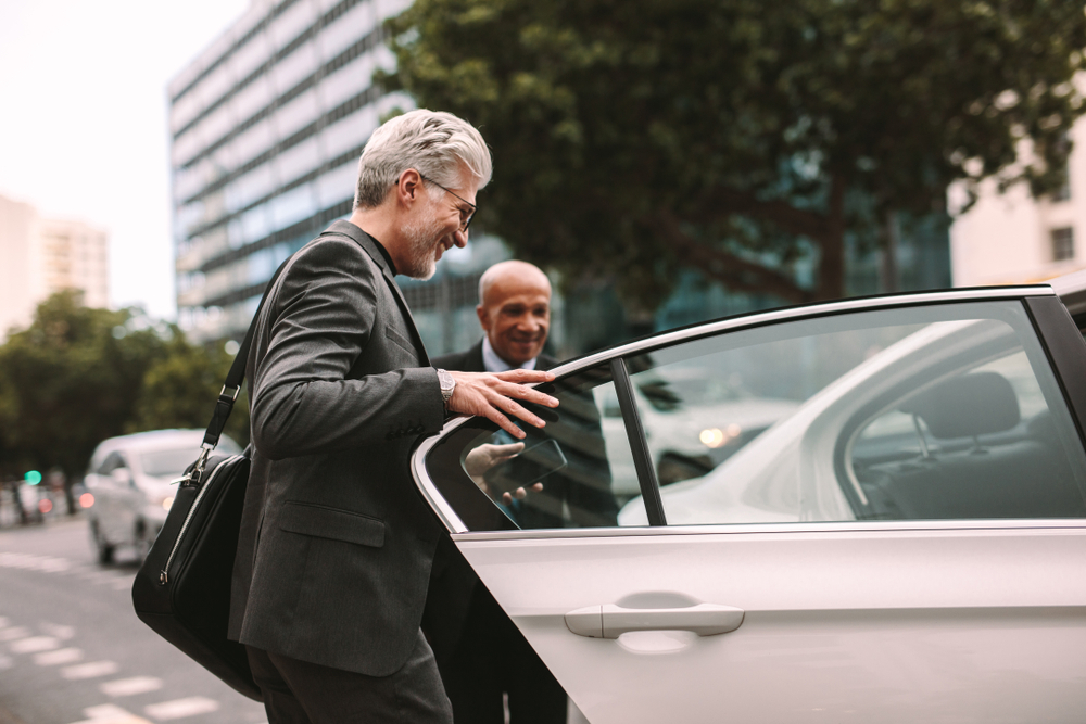 Chauffeur avec passager